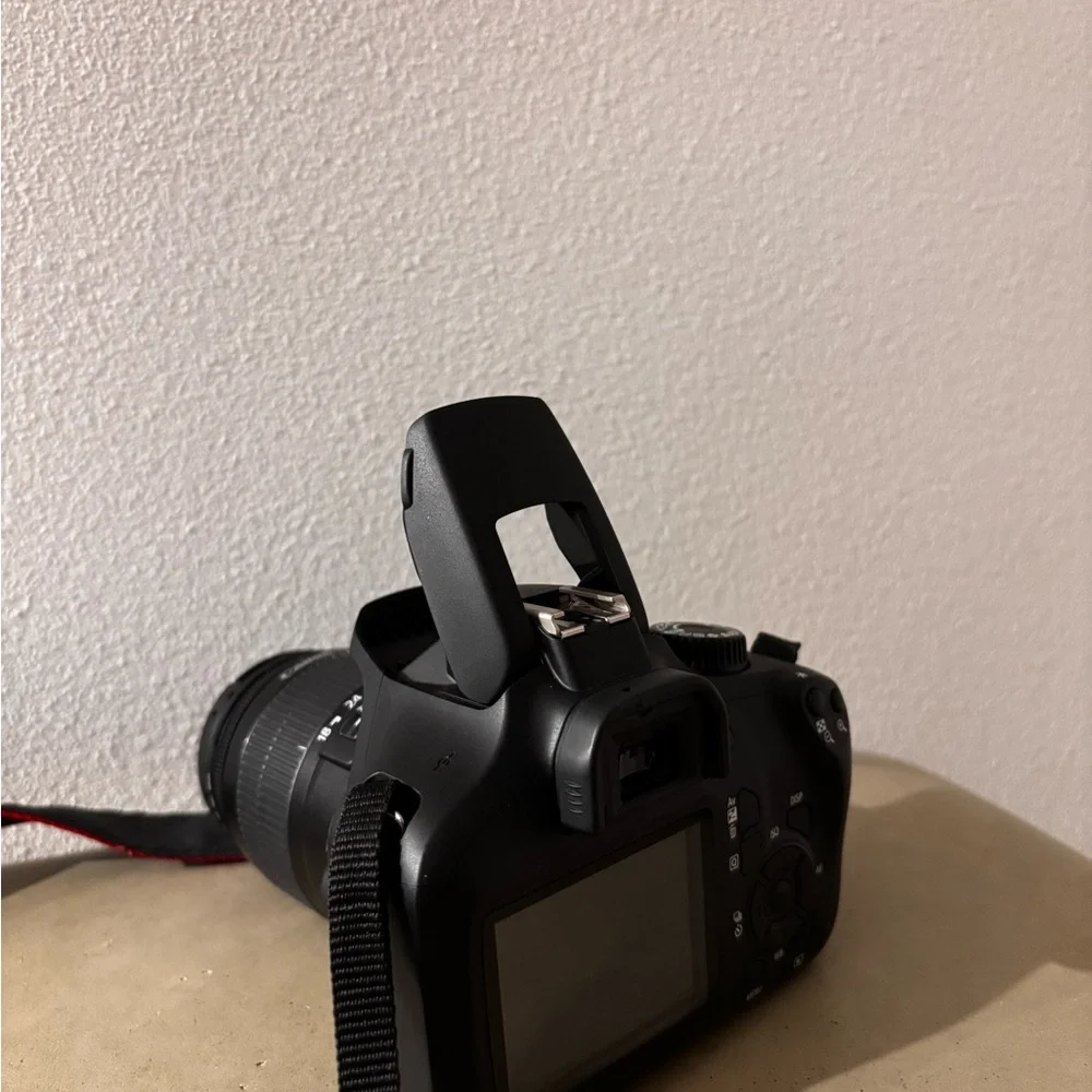 Canon Black DSLR with Red Accents